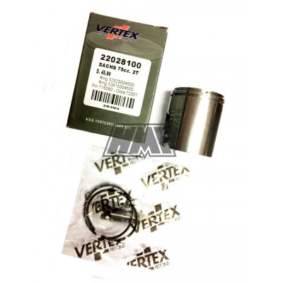 Piston SACHS 5 / 6 velocidades 45 mm 2 segmentos - VERTEX